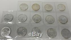 Complete Set from 1986 to 2016 AMERICAN SILVER EAGLE1 Oz. 999 Silver (31 COINS)