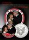 Donald & Melania Trump UNC Silver Eagle 1oz. 999 Silver Coin, 10pc Poker Chips