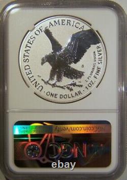 ERROR 2021 S Reverse Proof Silver Eagle NGC PF70 in W holder