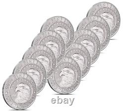 FLASH DEAL? (LOT OF 10) 1 oz Silver Reverse Proof-Like Eagle Rounds (10oz)
