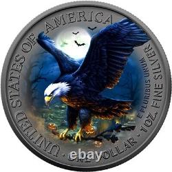 Ghost Night Halloween 1 oz silver coin USA 2024