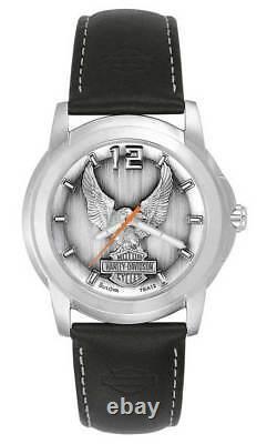Harley-Davidson Men's Bulova Eagle Wrist Watch 76A12