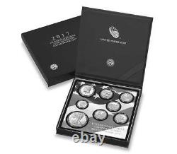 In Stock! 2017 S Proof Silver Eagle Limited Edition Proof Set 17rc In Ogp