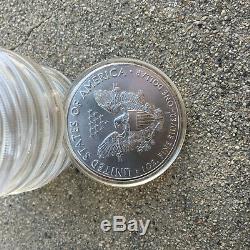 LOT OF 10 2016 1 oz Silver American Eagle Coins 1 oz Total. 999 fine