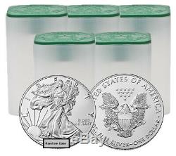 Lot of 100 $1 1oz Silver American Eagle BU (Random Date)