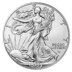 Lot of 100 2022 $1 American Silver Eagle 1 oz BU
