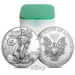 Lot of 10 2018 1 oz Silver American Eagle $1 Coin BU