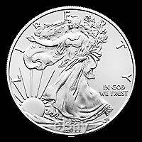 Lot of 10 x 1 oz Random Year American Eagle Silver Coin