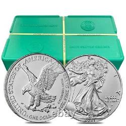 Lot of 3 2021 1 oz Silver American Eagle $1 Coin BU Type 2