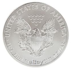 Lot of 5 2014 $1 1oz Silver American Eagle BU