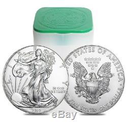 Lot of 5 2019 1 oz Silver American Eagle $1 Coin BU