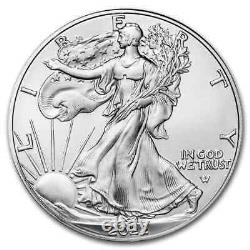 Lot of 5 2022 American Silver Eagle $1 Coin 1 oz. 999 Fine Silver BU