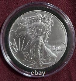 Lot of 5 2023 1oz Silver American Eagle coins BU Brilliant Uncirculated 1oz