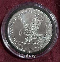 Lot of 5 2023 1oz Silver American Eagle coins BU Brilliant Uncirculated 1oz