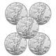 Lot of 5 2024 (P) $1 American Silver Eagle Star Privy 1 oz BU