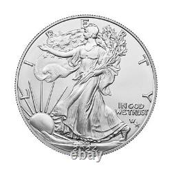 Lot of 5 2024 (P) $1 American Silver Eagle Star Privy 1 oz BU
