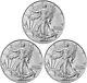 (Lots of 5) 2022 $1 American Silver Eagle 1 oz BU