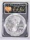 MS70 2021-(W) American Silver Eagle Type 2 1st Day Balan Signed PCGS 8640