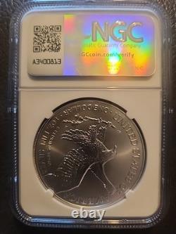 Mark Salzberg 2025 Silver Eagle NGC MS70 Early Releases Eagle Privy Hand Select