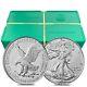Monster Box of 500 2021 1 oz Silver American Eagle $1 Coin BU Type 2 25 Roll