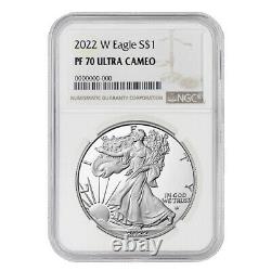 PRE-SALE 2022-W $1 Silver Eagle NGC PF70UCAM Proof Ultra Cameo 1oz. 999 coin