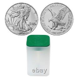 PRE-SALE Tube of 20 2024 1oz Silver Eagles Brilliant Uncirculated BU $1 coins