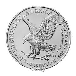PRE-SALE Tube of 20 2024 1oz Silver Eagles Brilliant Uncirculated BU $1 coins