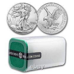 Pre-Sale 1/10 2023 1 oz American Silver Eagle Coin BU (Tube of 20 Coins)