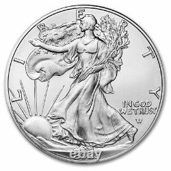 Pre-Sale 1/10 2023 1 oz American Silver Eagle Coin BU (Tube of 20 Coins)