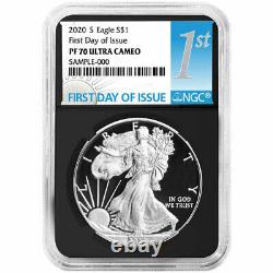 Presale 2020-S Proof $1 American Silver Eagle NGC PF70UC FDI First Label Retro