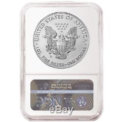 Presale 2020-W Burnished $1 American Silver Eagle NGC MS70 Blue ER Label