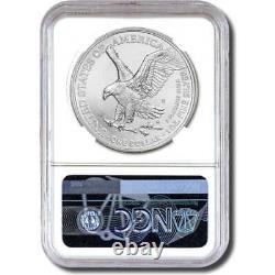 Presale 2022 W Burnished Silver Eagle MS70 NGC Advance Release Michael Gaudioso