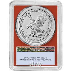 Presale 2024 $1 American Silver Eagle 3pc Set PCGS MS70 FS Flag Label Red Whit