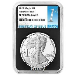 Presale 2024-S Proof $1 American Silver Eagle NGC PF70UC FDI First Label Re