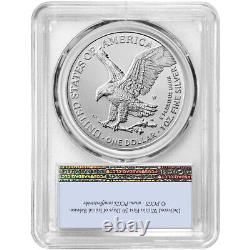 Presale 2024-W $1 1-oz Burnished American Silver Eagle PCGS SP70 FS Flag Label