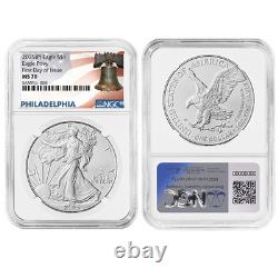 Presale 2025 (P) $1 American Silver Eagle First Eagle Privy NGC MS70 FDI Li