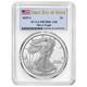 Presale 2025-S $1 1-oz Proof American Silver Eagle PCGS PR70DCAM FDOI Flag