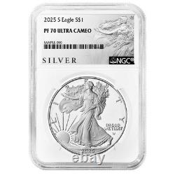 Presale 2025-S Proof $1 American Silver Eagle NGC PF70UC ALS Label