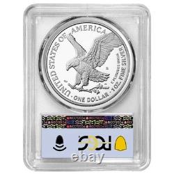 Presale 2025-S Proof $1 American Silver Eagle PCGS PR70DCAM FDOI Flag Label