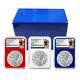 Presale 2025 (W) $1 American Silver Eagle 3pc Set NGC MS70 ER Black Label R