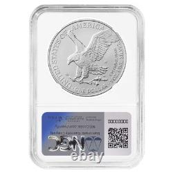 Presale 2025-W Burnished $1 American Silver Eagle NGC MS70 ER ALS Label