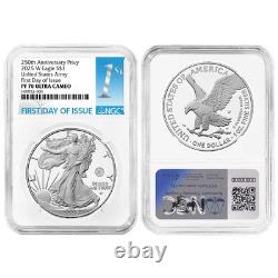 Presale 2025-W Proof $1 American Silver Eagle Army Privy NGC PF70UC FDI Fir