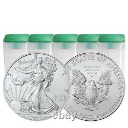 Presale Lot of 100 2021 $1 American Silver Eagle 1 oz Brilliant Uncirculated