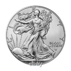 Presale Lot of 100 2023 $1 American Silver Eagle 1 oz BU