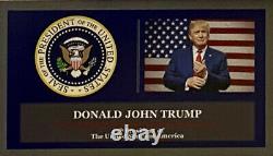 President Donald Trump. 2016 American Silver Eagle. 999 Silver Coin with COA