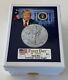 President Donald Trump. 2021 American Silver Eagle. 999 Silver Coin with COA