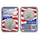 RARE 2024 American Silver Eagle NGC MS 70 Memorial Day Limited Edition Flag Core