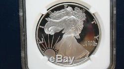 Rare 1995 W American Silver Eagle Ngc Pf70 Ultra Cameo Perfect $1 Coin