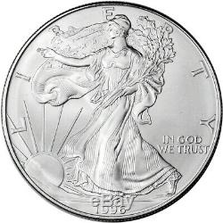 Roll of 20 1996 American Silver Eagle NGC Gem Uncirculated