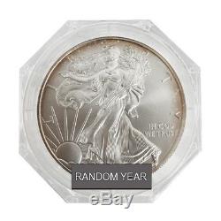 Roll of 20 1 oz Silver American Eagle $1 Coin PCGS BU Sealed Tube, Random